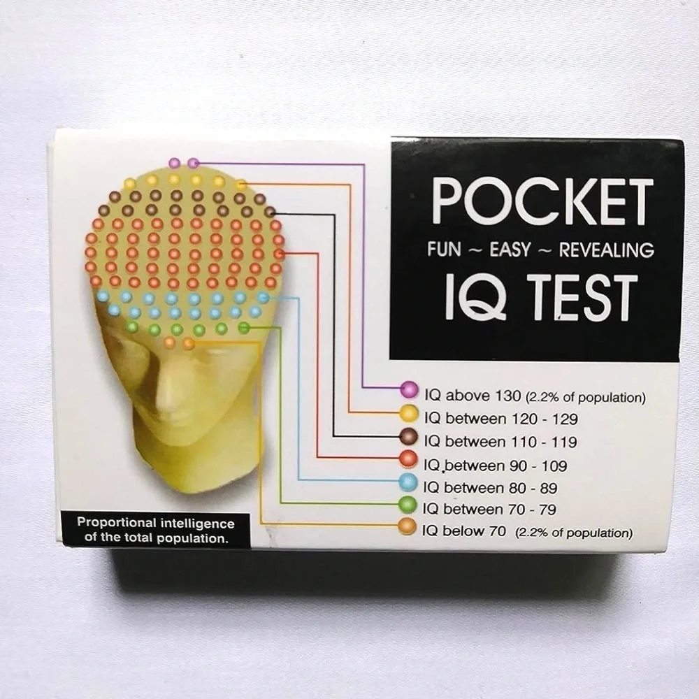 NWT NPW-USA Pocket IQ Test Novelty